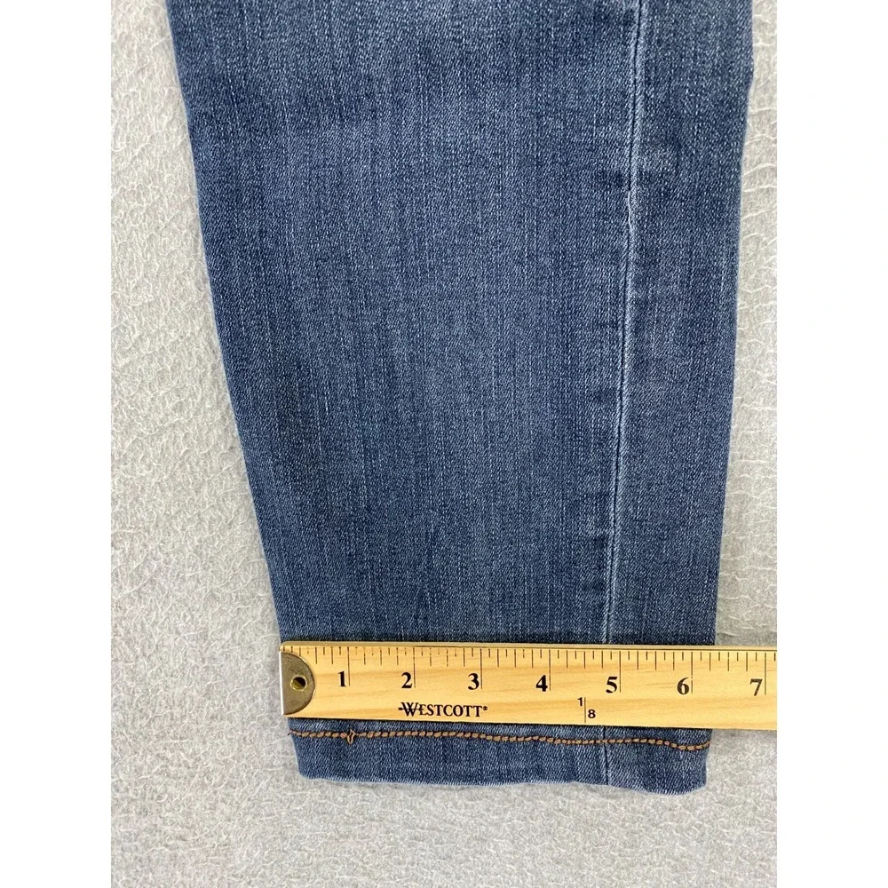 Paige Federal Jeans Mens 32x27 Blue Slim Straight Leg Denim Whiskered Stretch‎